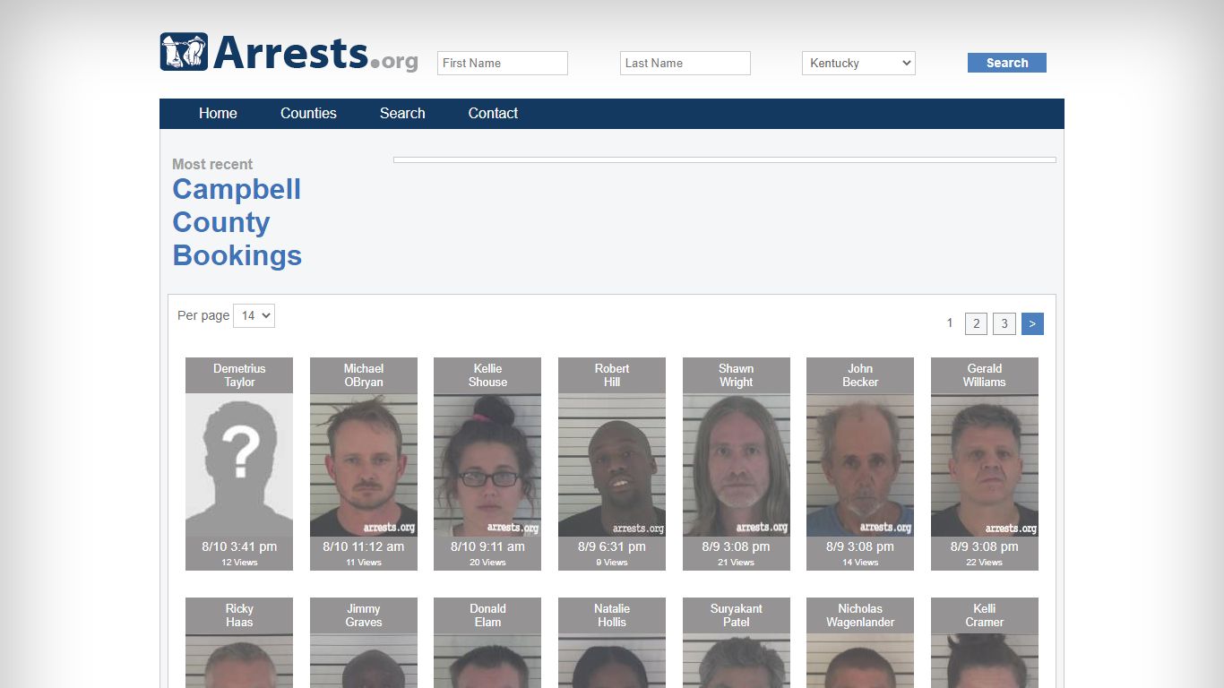 Campbell County Arrests and Inmate Search