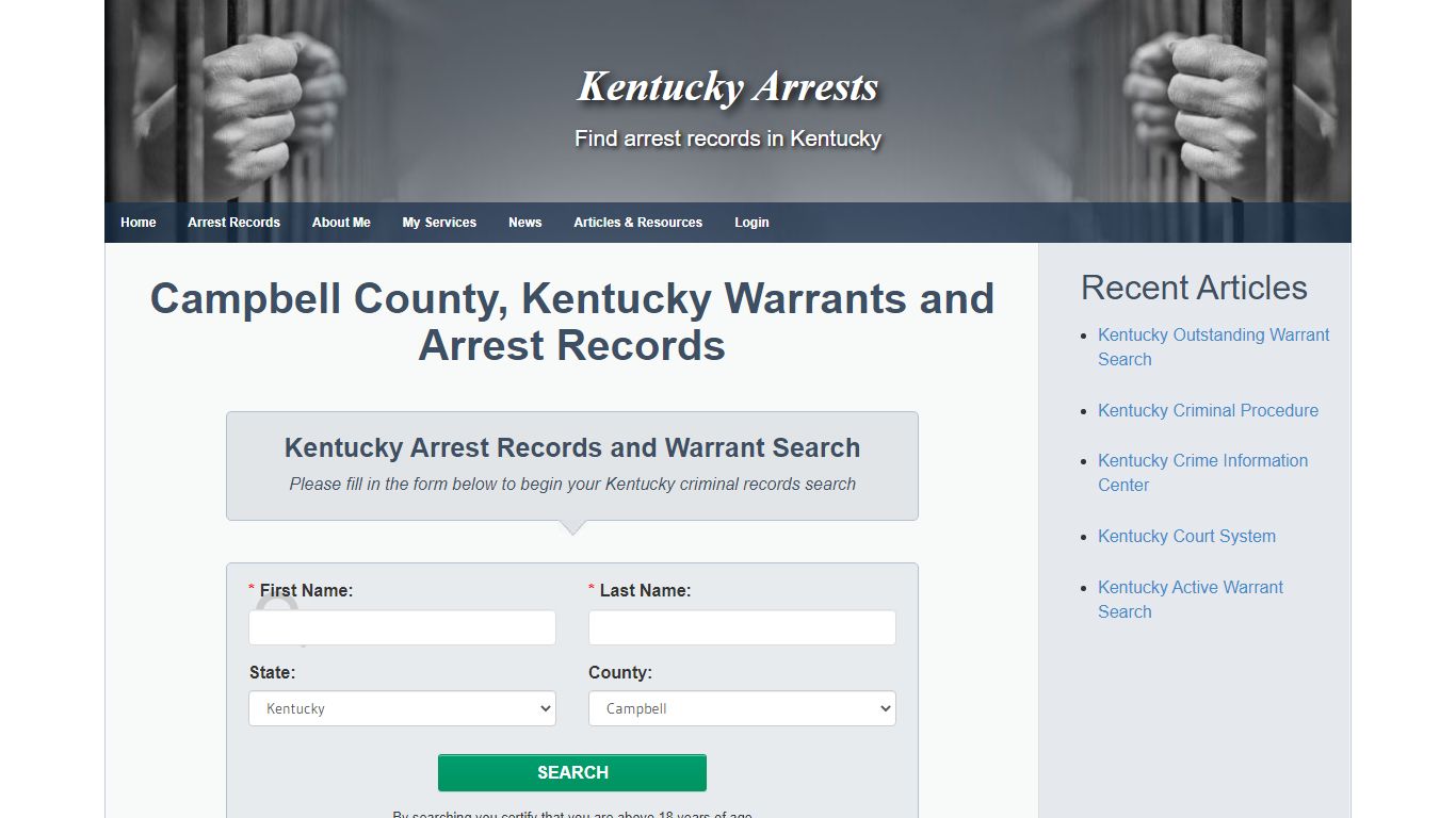 Campbell County, Kentucky Warrants and Arrest Records ...
